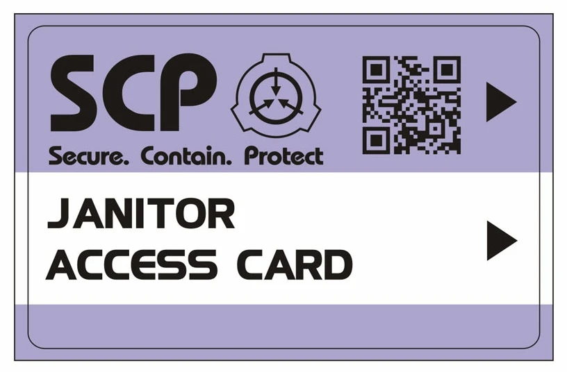 SCP foundation GUARD secret PVC hardcard Special Logo Cosplay Access Grade  Card scp-001 - AliExpress