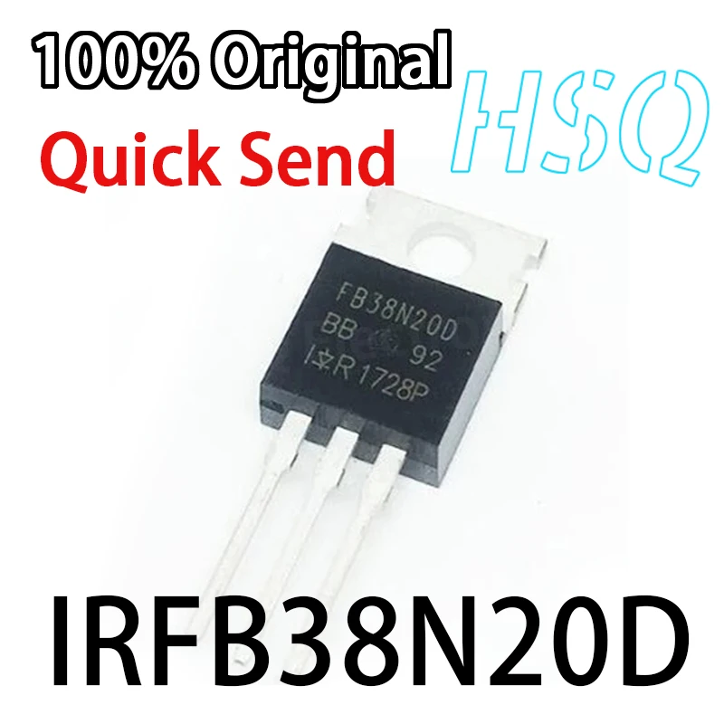 

1PCS New Original IRFB38N20D 200V43A FB38N20D FET Triode