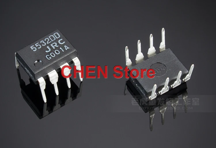 

10 шт., усилитель JRC5532DD DIP-8 NJM5532DD с низким уровнем шума, JRC NE5532