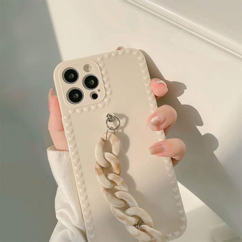 For iphone case Simple Fashion Chain Phone Case For iphone For iphone 11 12 13Pro Max X Xs Max XR 7Plus 8Plus z flip3 cover