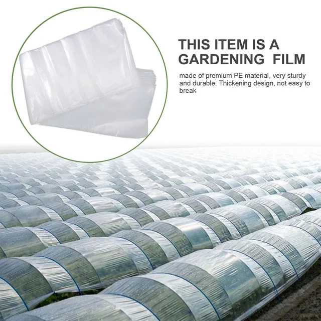 Műanyag Növények Filmkert Tiszta Esőálló Védőkertészet - Image 4