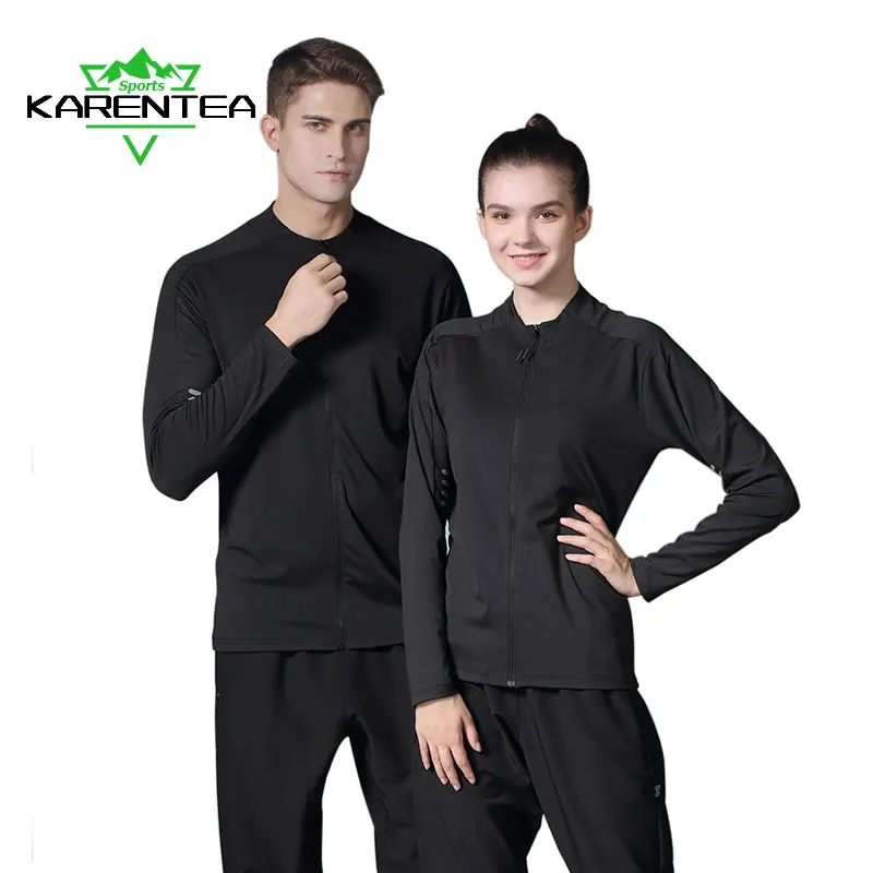 

Running Jacket Jogging Summer Sportswear Trainning Exercise Reflective Gym Clothing Men Fitness Sports Hiking Coat Breathable
