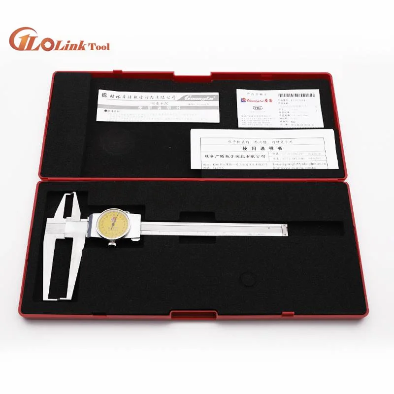 9-150mm/200mm/300mm 0.02mm Inside Groove Dial vernier Caliper Long