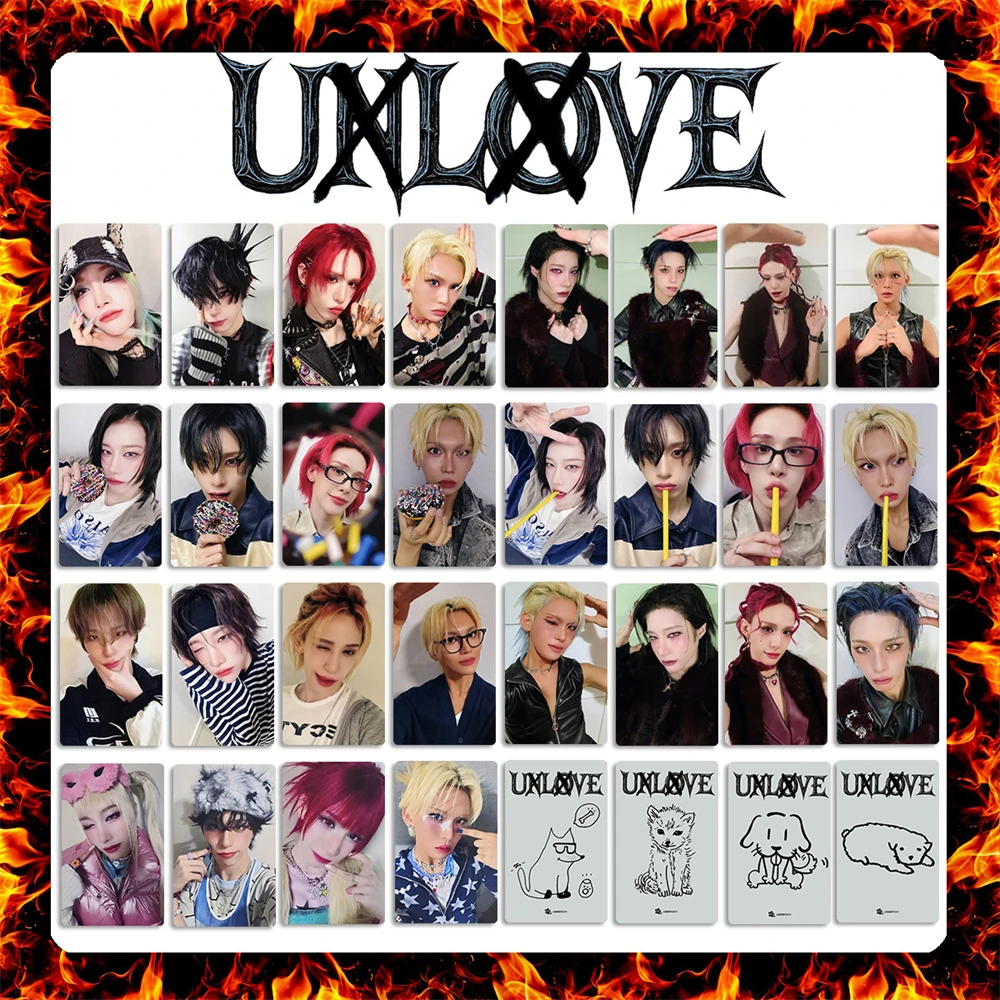 XLOV KPOP TOGETHER トレカ コンプリートセット 4Pcs KPOP XLOV Photocards UXLXVE Album Postcard Member Two-Sided
