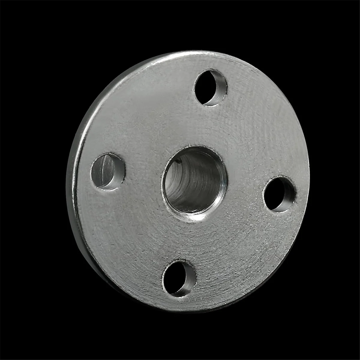 SEMOIC 4 Pcs 5mm Metal Flange Shaft Coupling Rigid Flange Coupling Motors Guide Shaft Axis Bearing