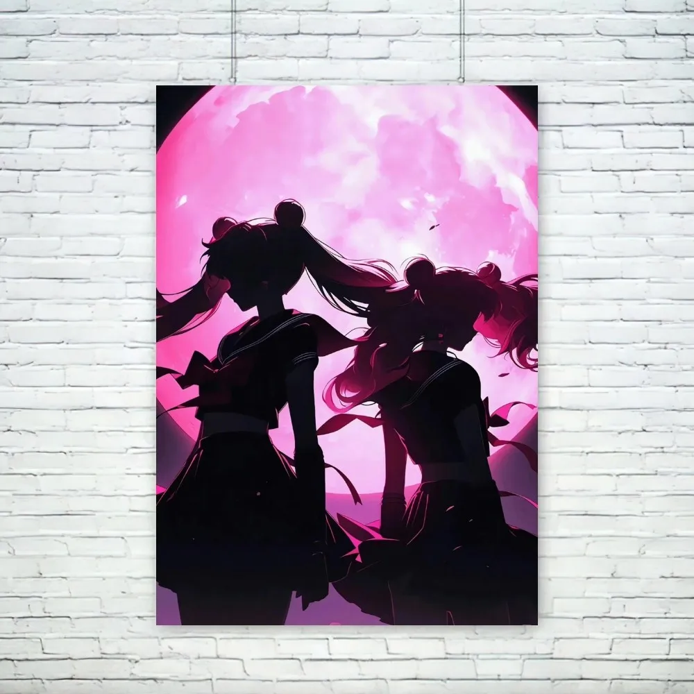 Bilibili S-Sailor Moon Lovely Poster Wall Pictures Living Room Fall Decor