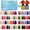 Nail Gel Polish Set Manicure Set Nail Art Decoration 36 Colors/set UV LED Nail Art Kit Varnish Gel Kit Permanent Base Top Coat 1