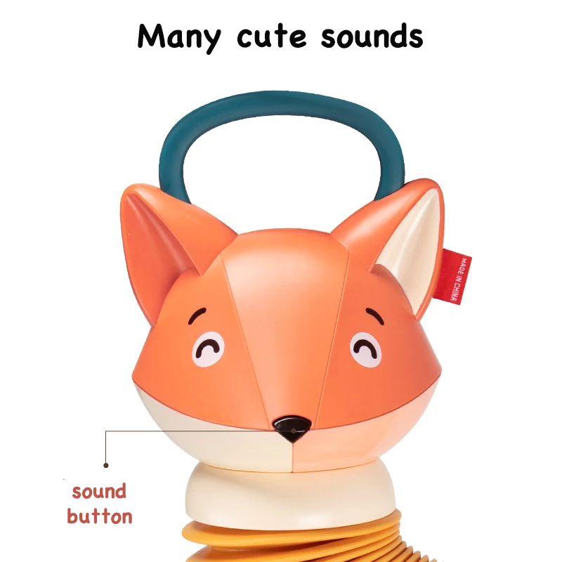 Early Education Toys Music Toys Musical Instrument Cartoon Fox Accordion Toy For Children