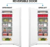 Fully Convertible Freezer/Fridge 7 Cu Ft Chest Freezer Garage-Ready Manual Defrost Large Chest Freezer Chest Deep Freezer Large 5
