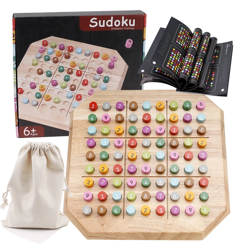 jogos tabuleiro quebra-cabeças matemática Sudoku,Brinquedos matemática  lógica do cérebro com peças número Mini - Jogo quebra-cabeças Sudoku gra9x9  com Pologmase : : Brinquedos e Jogos