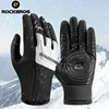 ROCKBROS Winter Warm Gloves Touch screen Cycling Gloves Full Finger MTB Bike Non Slip Silicone Palm Thermal Ski Gloves 1