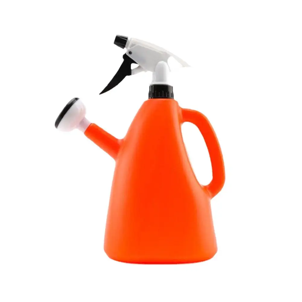 Watering Can 2 In 1 Adjustable 1L Plastic Watering Can Indoor Gardens Pressure Spray Kettle PP Resin Plants Watering Can pin M2X2