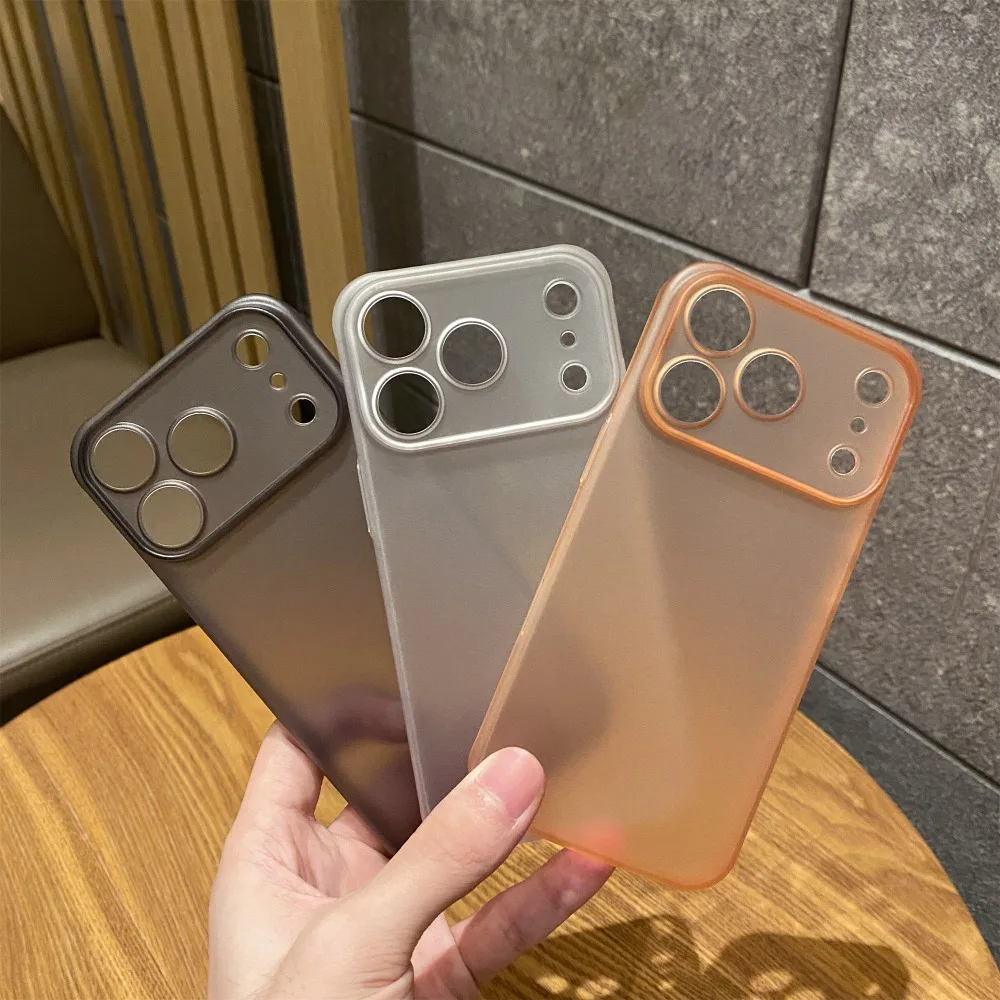 Luxury Matte Frosted Shockproof Thin Case - Translucent Ultra Slim Design