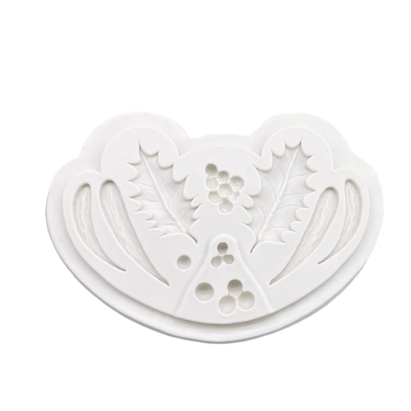 Nüsse Weihnachten Silikon Sugar craft Form Cupcake Backform Fondant Kuchen Dekorations werkzeuge – Detail 10