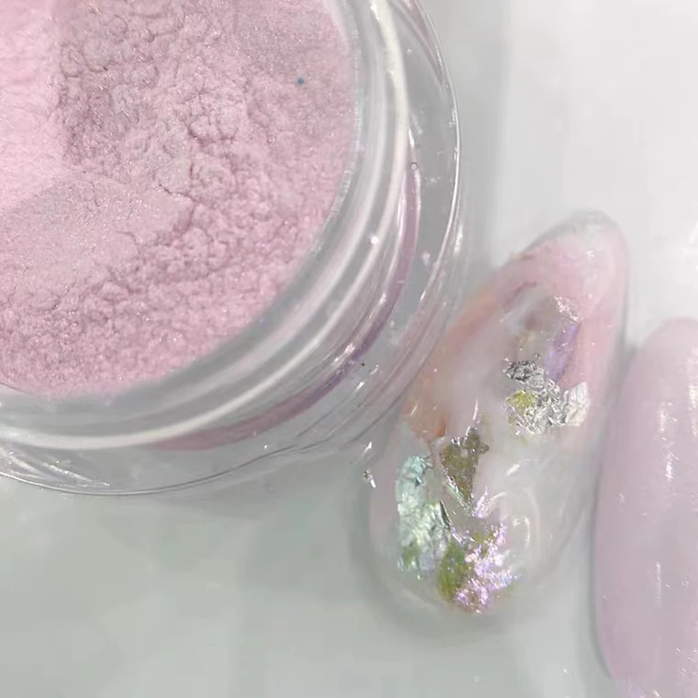 CosmeticNaturalPinkPearlPigmentMicaPowderforNailFaceBody