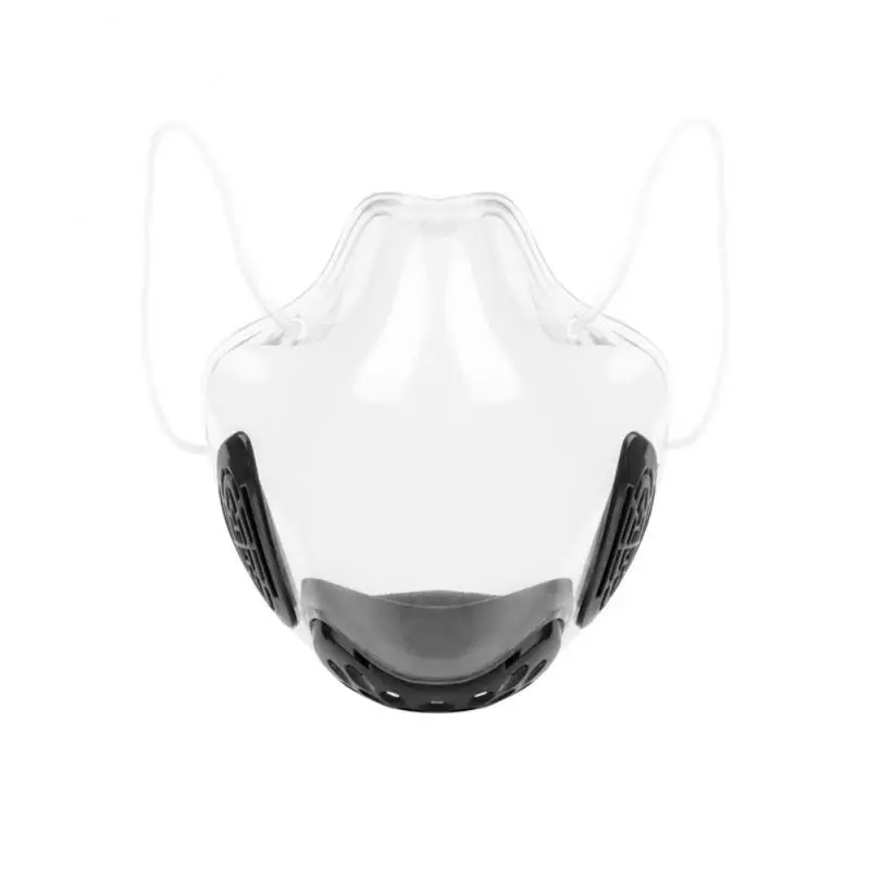 1~4SETS Splash Mask High-elastic Transparent Masks Visor Face Shield Dust-proof Durable Lip Language Face Mask Breathing Mask 3