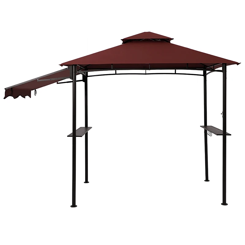 Personalizzato 10X10 Ft. 3X3 M Riparo Per Gazebo Per Barbecue Con Doppio Sfiato Impermeabile Facile Con Tenda Da Sole Extra Per Feste Esterne