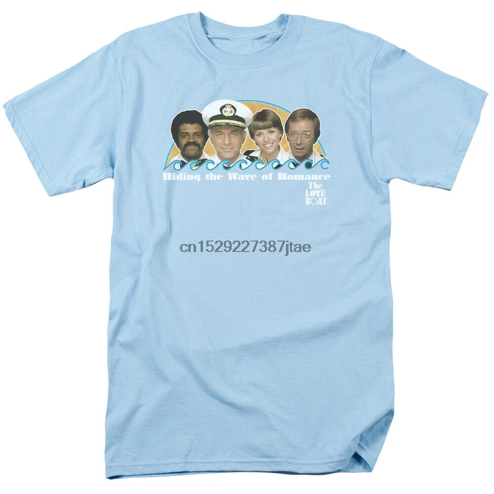 Мужская классическая футболка The Love Boat Wave Of Romance Лицензированная