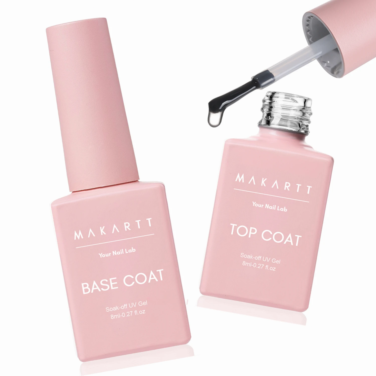 Nail Art Set Gel Top Coat and Base Coat Kit