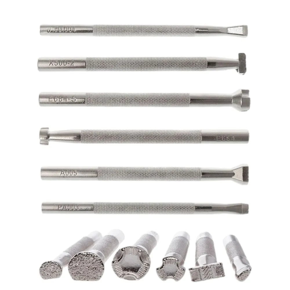 

Leather Engraving Printing Tools 6 Pc 6Pc App.10cm/3.94in Art Craft Diy Emboss Making Gold Leather Printing Tools
