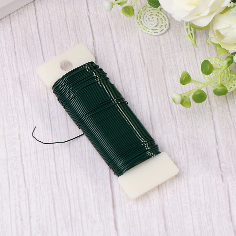 DIY 화환 제작용 꽃 와이어 패들 와이어, 꽃꽂이 화환, 공예 화환, 플로리스트 와이어, 1 롤