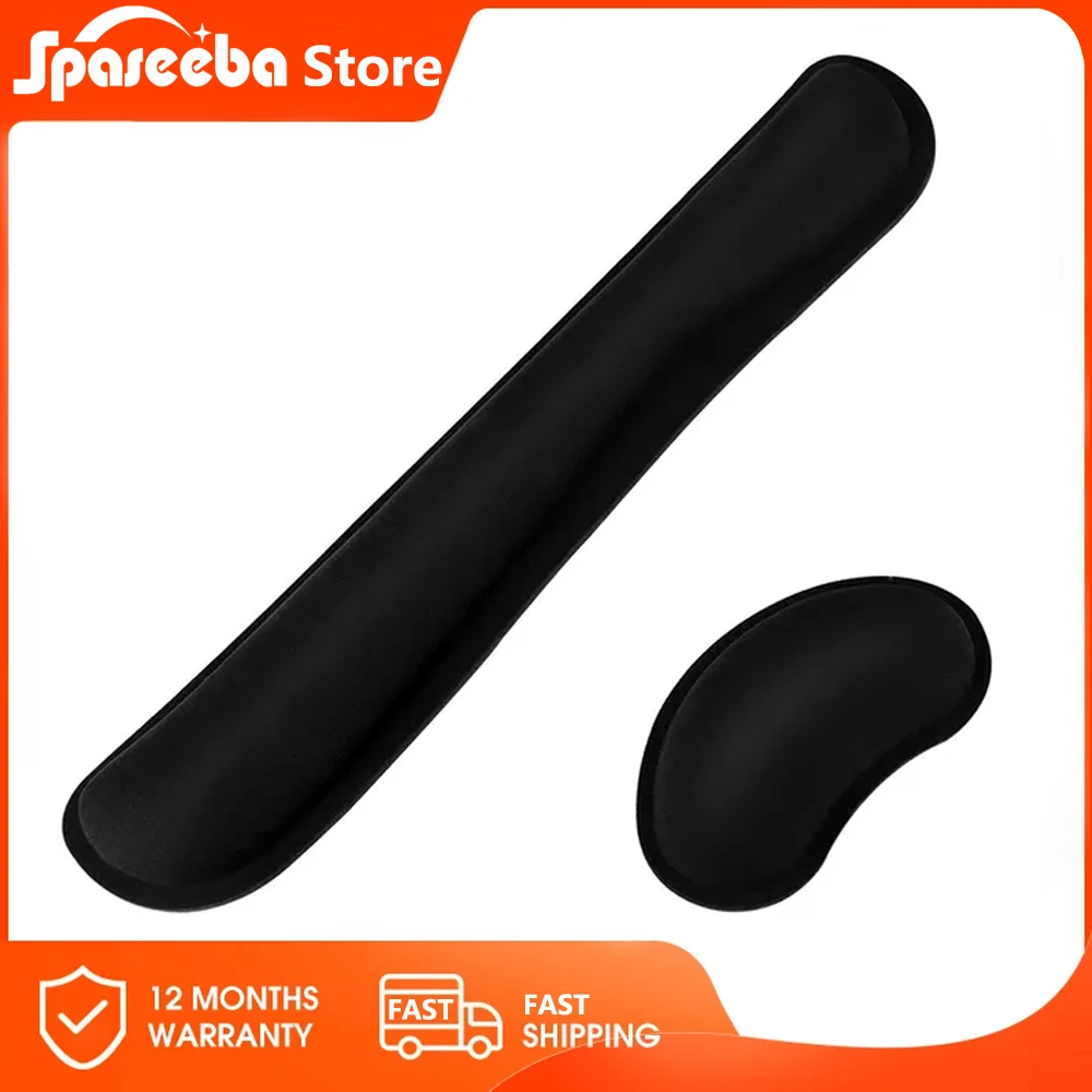 Gorilla Grip Silky Gel Memory Foam Wrist Rest with Ergonomic Design for Typing Comfort
