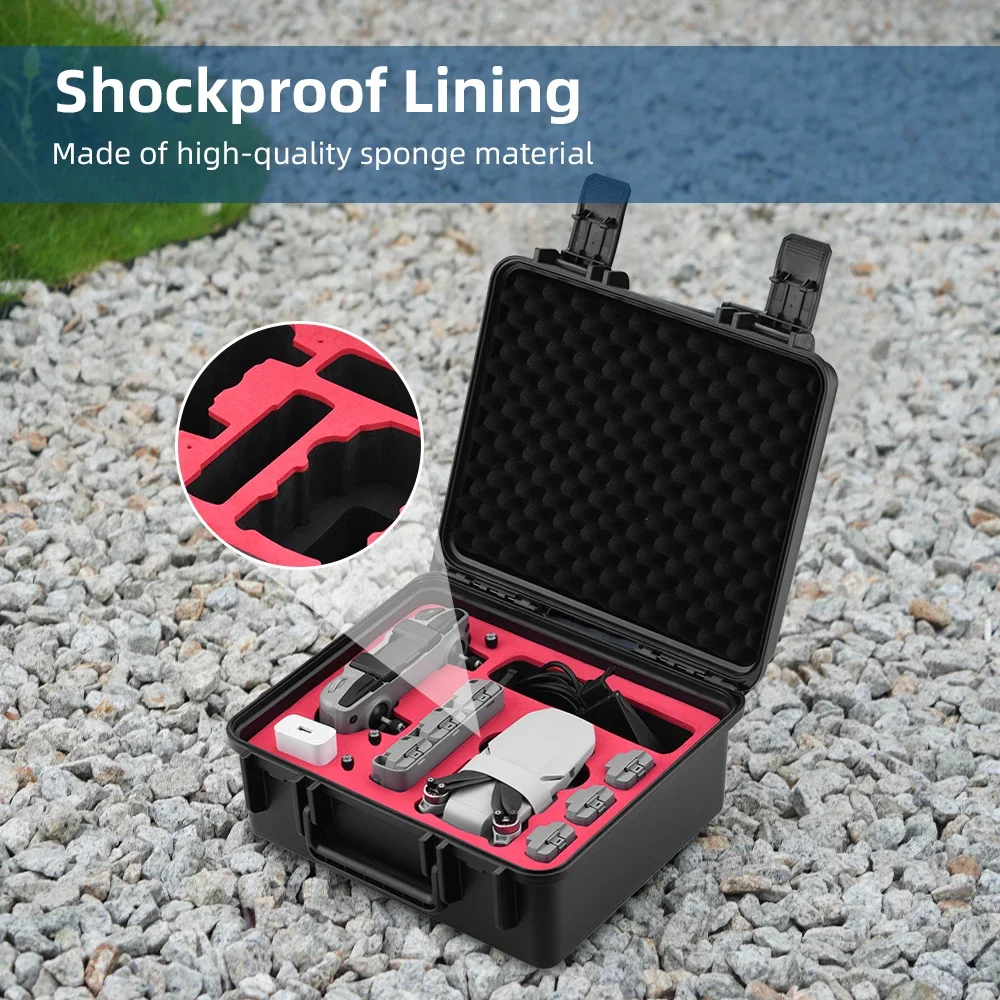 Drone Storage Bag DJI Case Drone Case Waterproof Carrying Case DJI Mini 4K/Mini 2/Mini 2 SE Drone Storage Box Suitcase Hard Case Handbag Large Capacity Bag