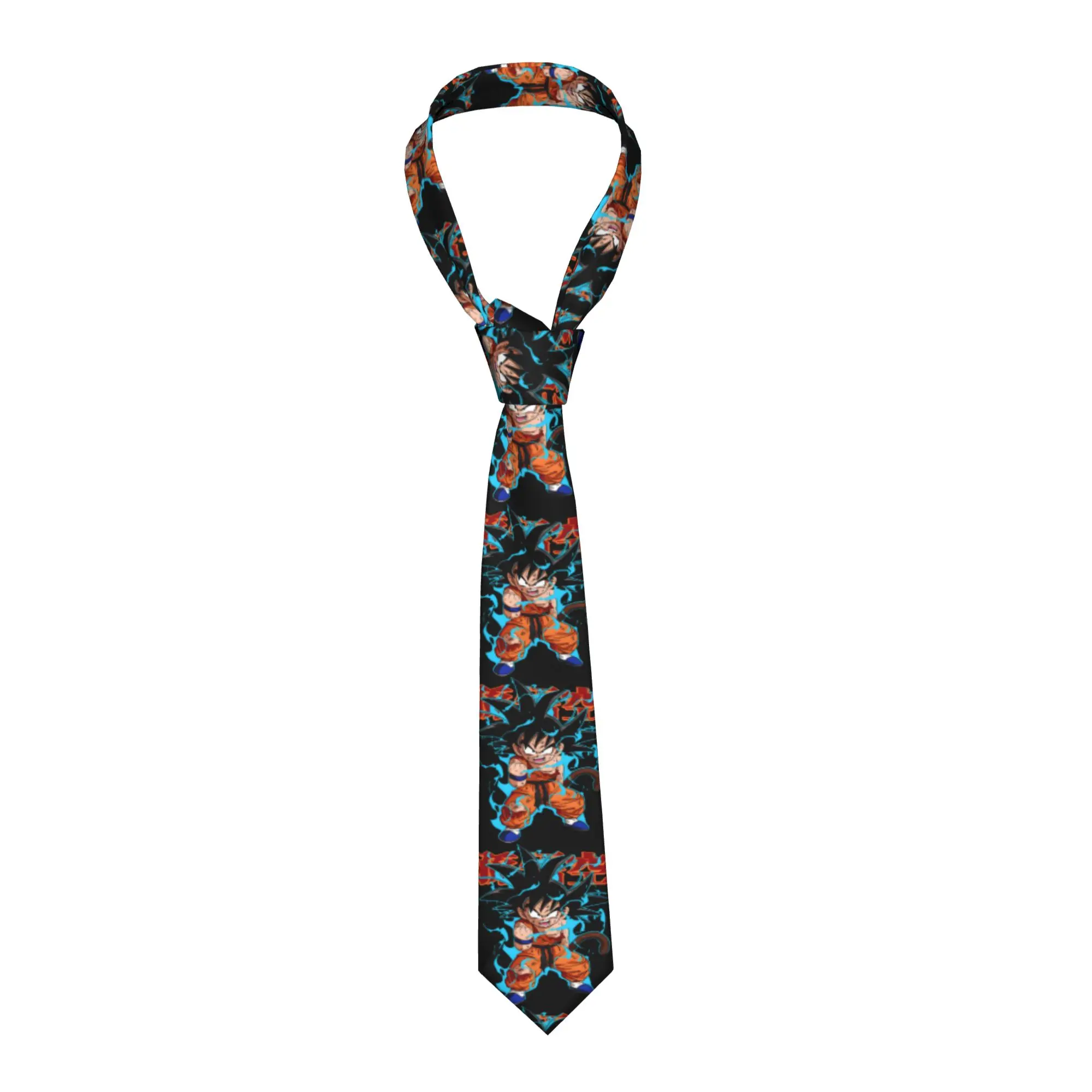 Dragons Balls Tie Son Goku Wedding Party Neck Ties Cute Funny Neck Tie For Male Custom DIY Collar Tie Necktie Gift Idea