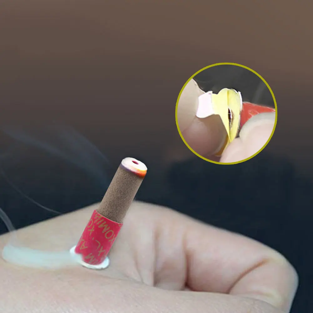 180Pcs Mini Moxa Tubes Self Sticks Chinese Micro Smoke Moxibustion Stickers Chinese Massager Therapy Health Care