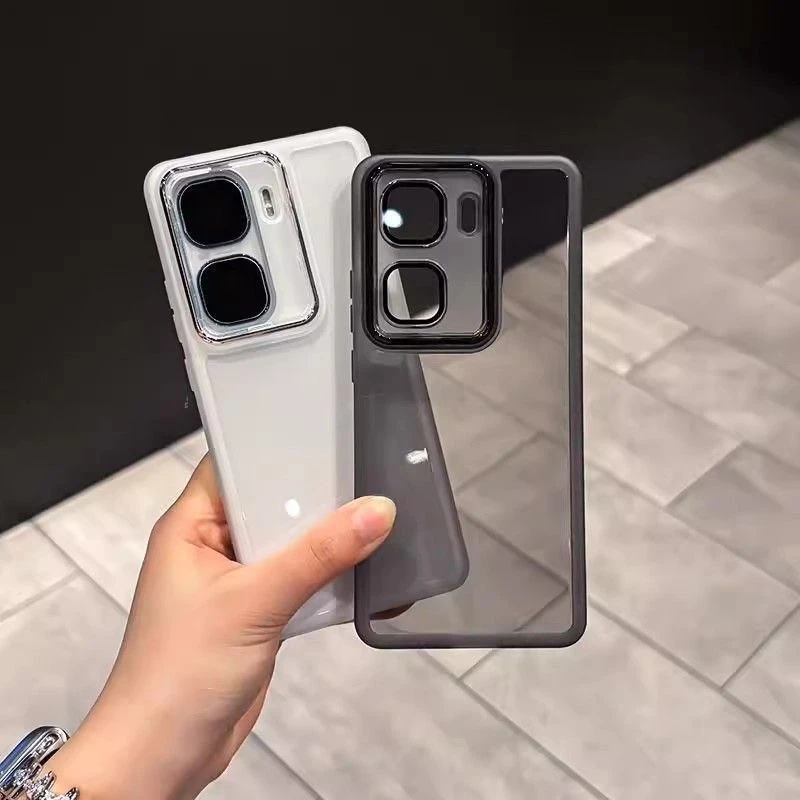 Transparent TPU Soft Silicone Shockproof Bumper Case with Camera Protection