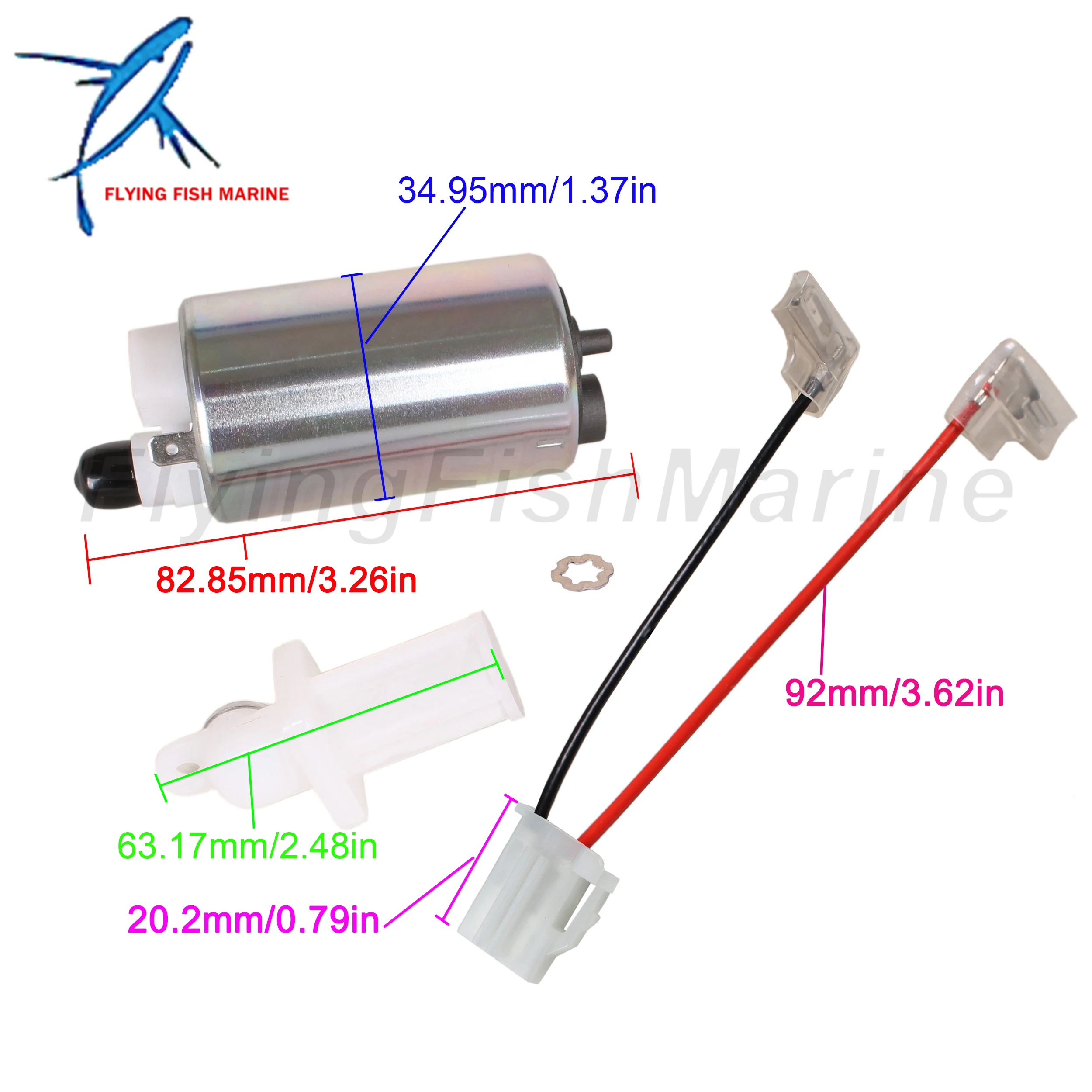Outboard Engine 15200-92J00 15200-92J20 Fuel Pump w/Strainer 15642-88L00 for Suzuki 70HP 80HP 90HP 100HP 115HP 140HP