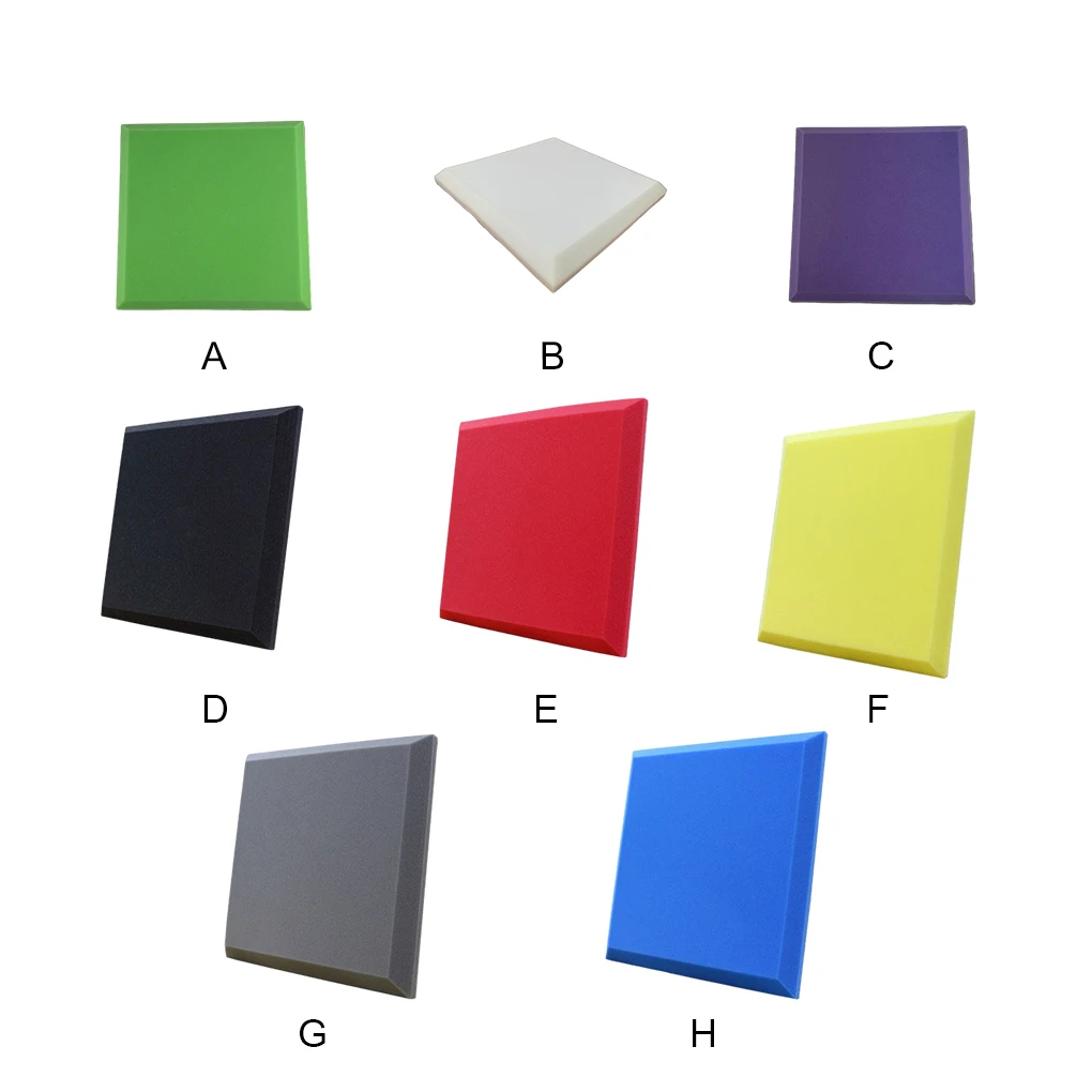 12 Pieces Bedroom KTV Sound Absorbing Block Audio Recording Soundproof
