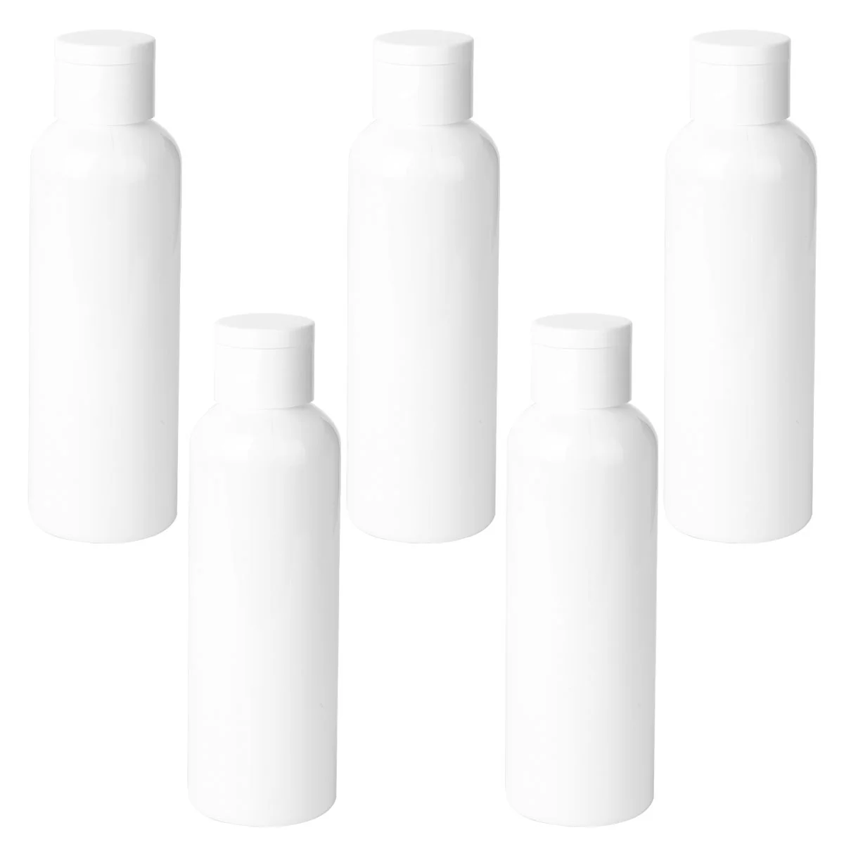 

5 Pcs Container Travel Bottles Clear Squeeze for Liquids Refillable Containers Shampoo Empty Sub Simple