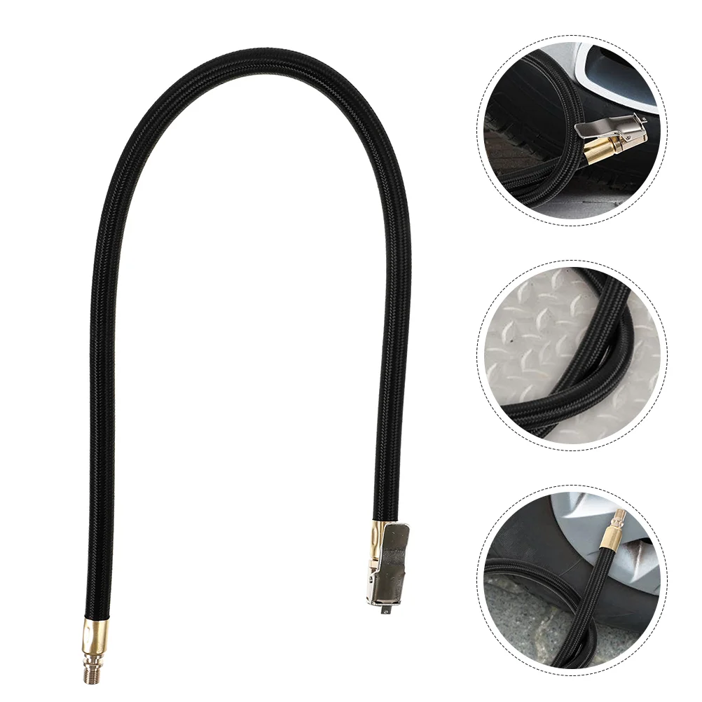 

Car Tire Inflator Hose Deflation Accessories Extension Hoses Tube Tyre Tubes Copper Rubber