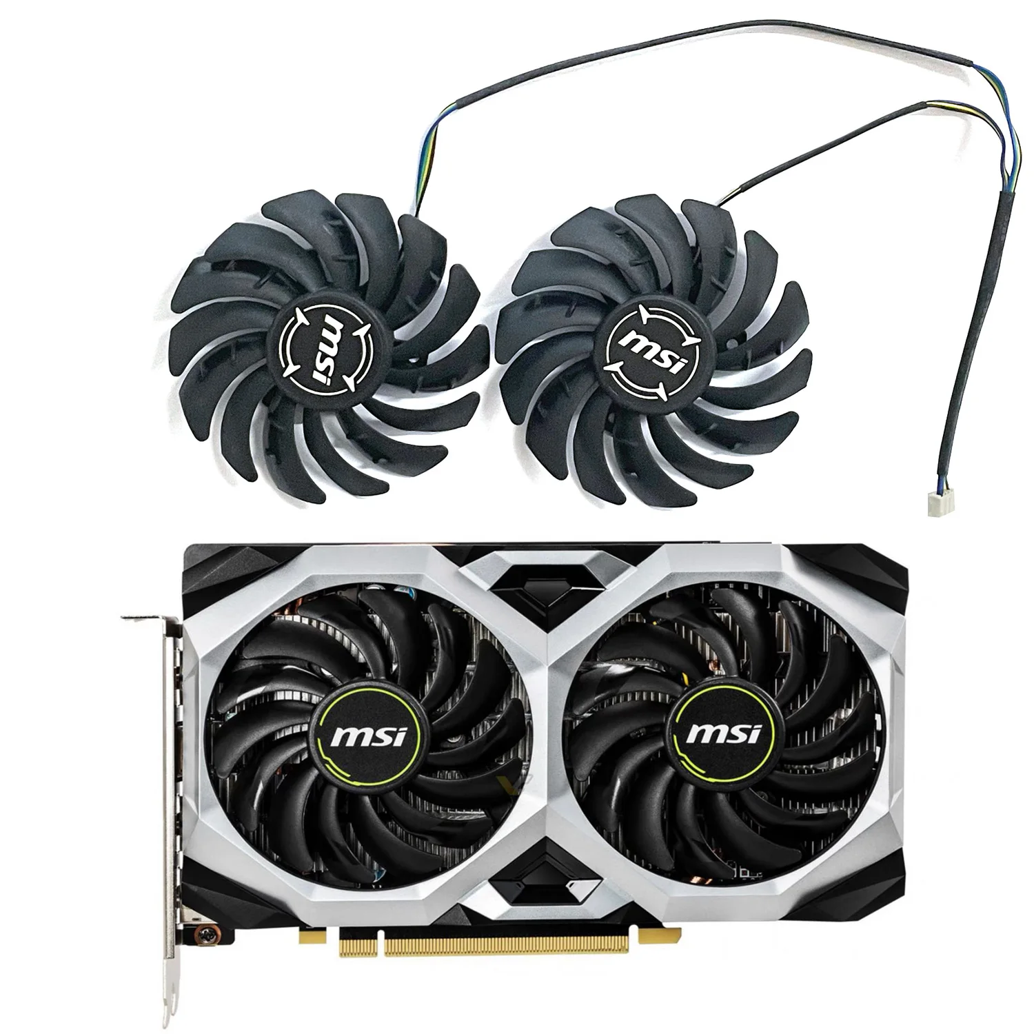 

PLD09210S12HH 85mm 4pin DC 12V 0.4A GTX1660S GPU Cooling Fan for MSI GTX1660 1660S 1660TI Wantu Shi XS Graphics Card Cooling Fan