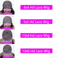 Perruque Lace Front Wig naturelle Body Wave, cheveux humains, brun rougeâtre, 13x4, 13x6, pre-plucked, densité 200%, couleur 6