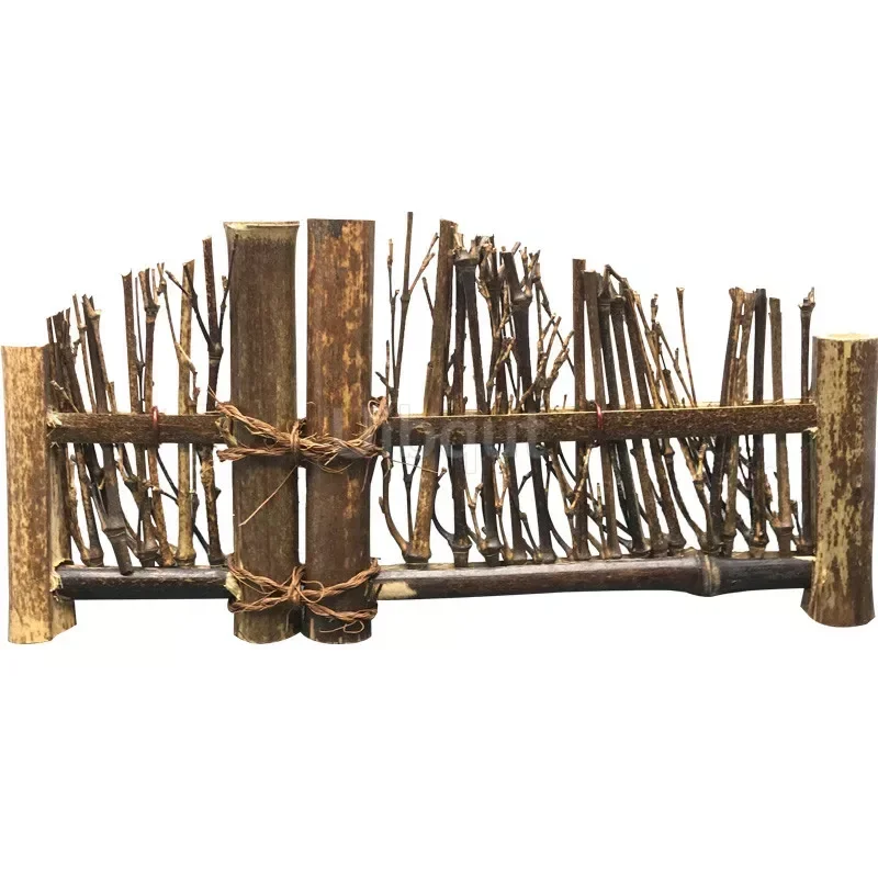 Sushi Tools Vintage bamboo sushi dish seafood Decorative grass fence Japanese Korean plate Cuisine Sushi Boats Creative Exquisite Sushi Tool