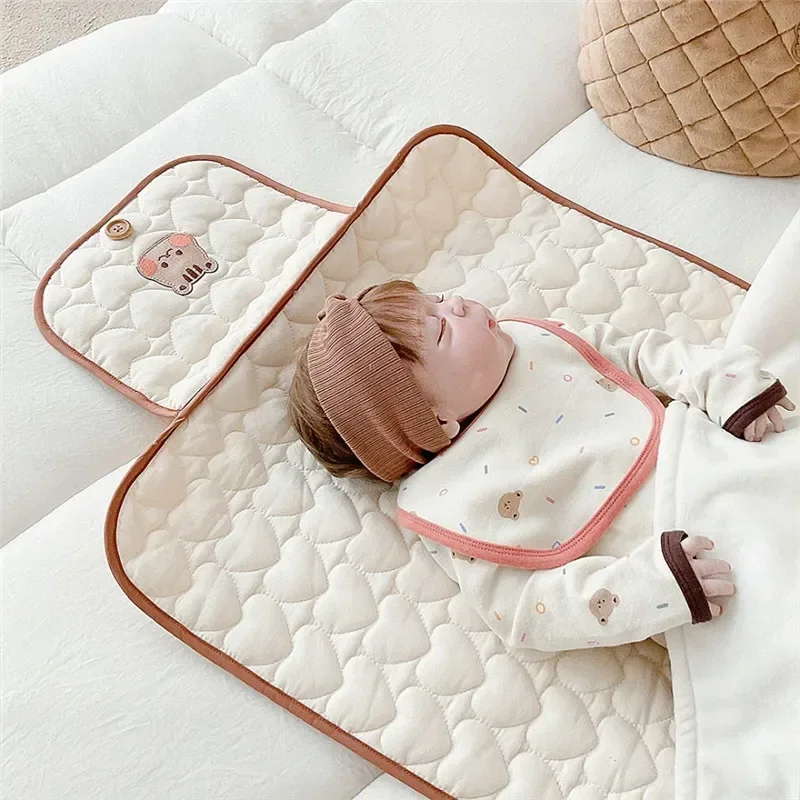 Description Picture 4 of itemNew Infant Foldable Diaper Changer, Waterproof Pad, Newborn Supplies, Bedding, Mattress, Replacement Cover