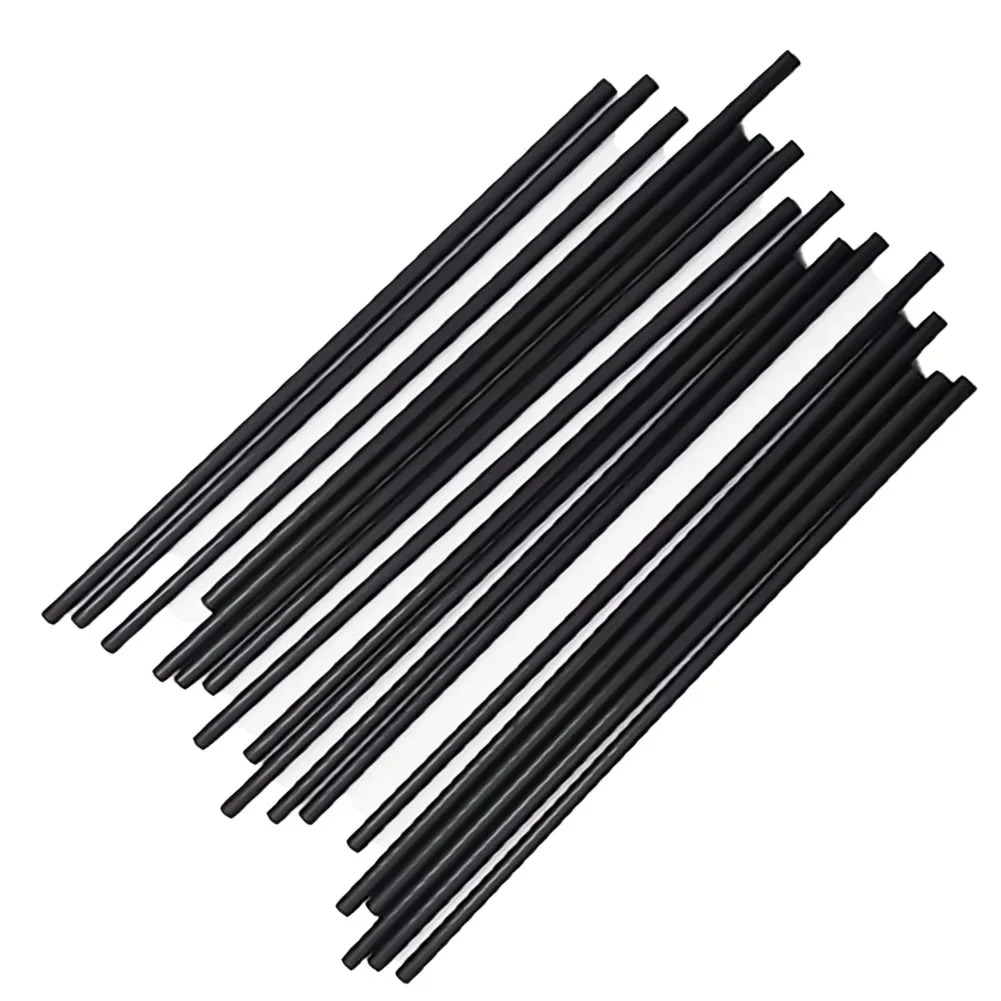 

500 Pcs 5 Inch 13cm Plastic Straws Coffee Stirrer Straws Black Tea Cocktail Sticks DIY Handmade Crafts Stick Tools Kitchen