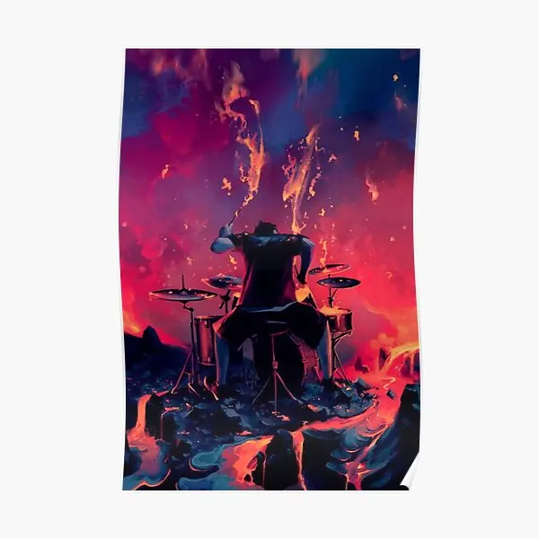 

Постер с барабанщиком декор для комнаты, художественное украшение, винтажная Настенная картина для дома, забавная роспись, Современная роспись без рамки