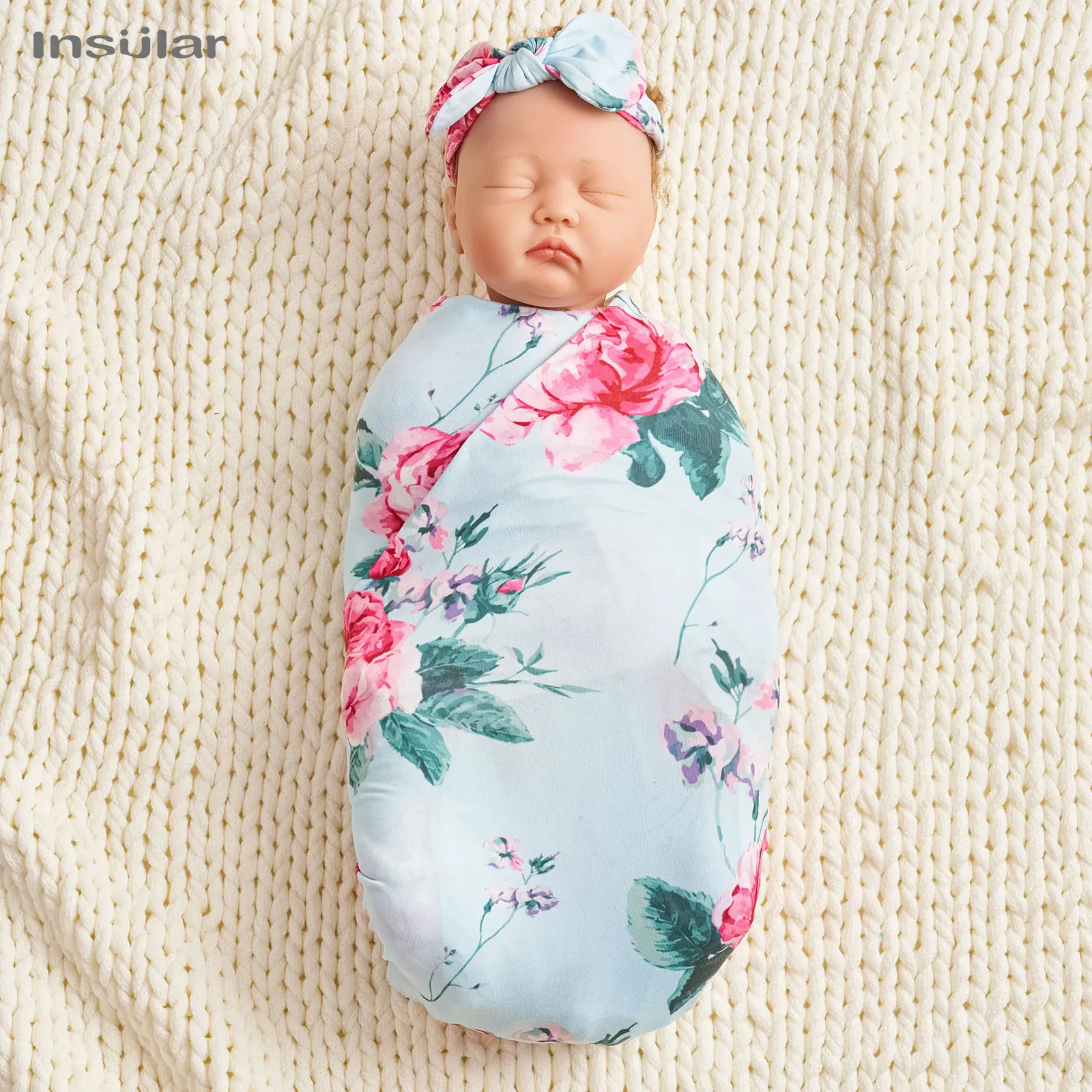 New Born Baby Blankets Polyester Infant Kids Boys Girls Swaddle Wrap Quilts Covers 80*80cm Toddler Blanket
