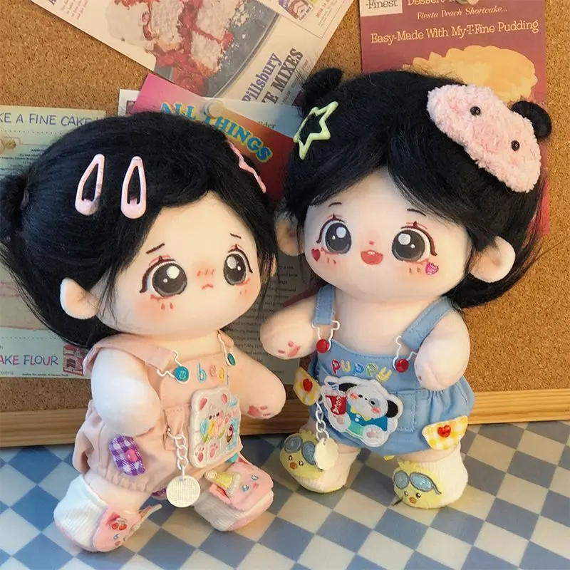 20cm Doll Kawaii Anime Plush Cotton Dolls Cute Stuffed Customization Figure  Toys Cotton DIY Doll Plushies Toys Boy Girl Gift