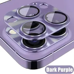 Premium Metal Camera Lens Protector with Ultra High Definition Glass - 11Pro or 11ProMax (Purple)