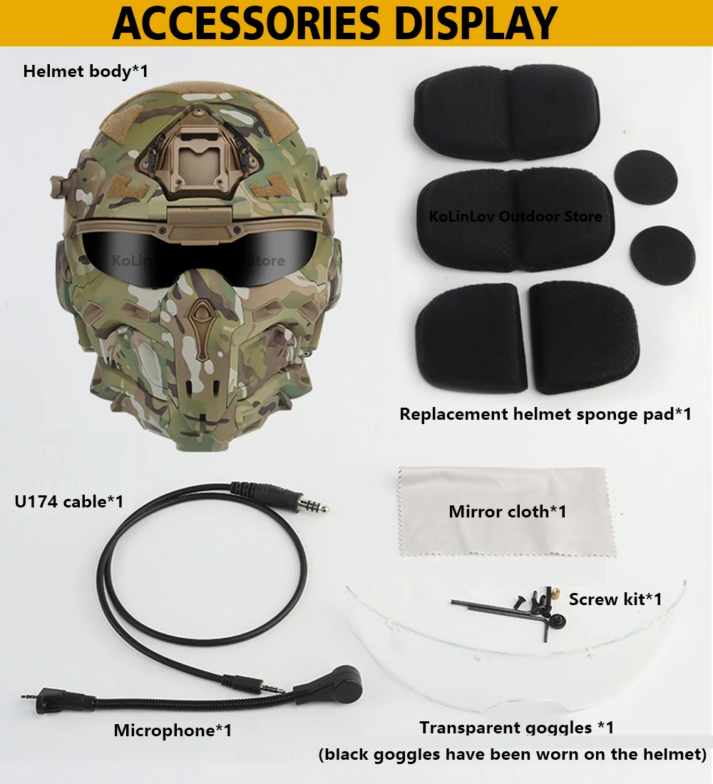 W-ronin。ヘルメットの戦術的な高速ヘルメット,統合された通信