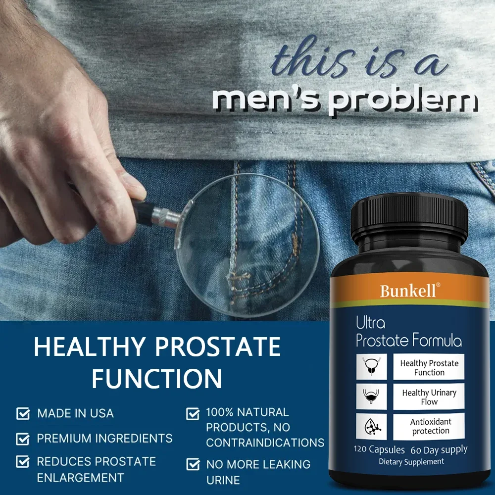 Prostate Capsules-With Nettle, Saw Palmetto-Urinary support, prostate health, antioxidant