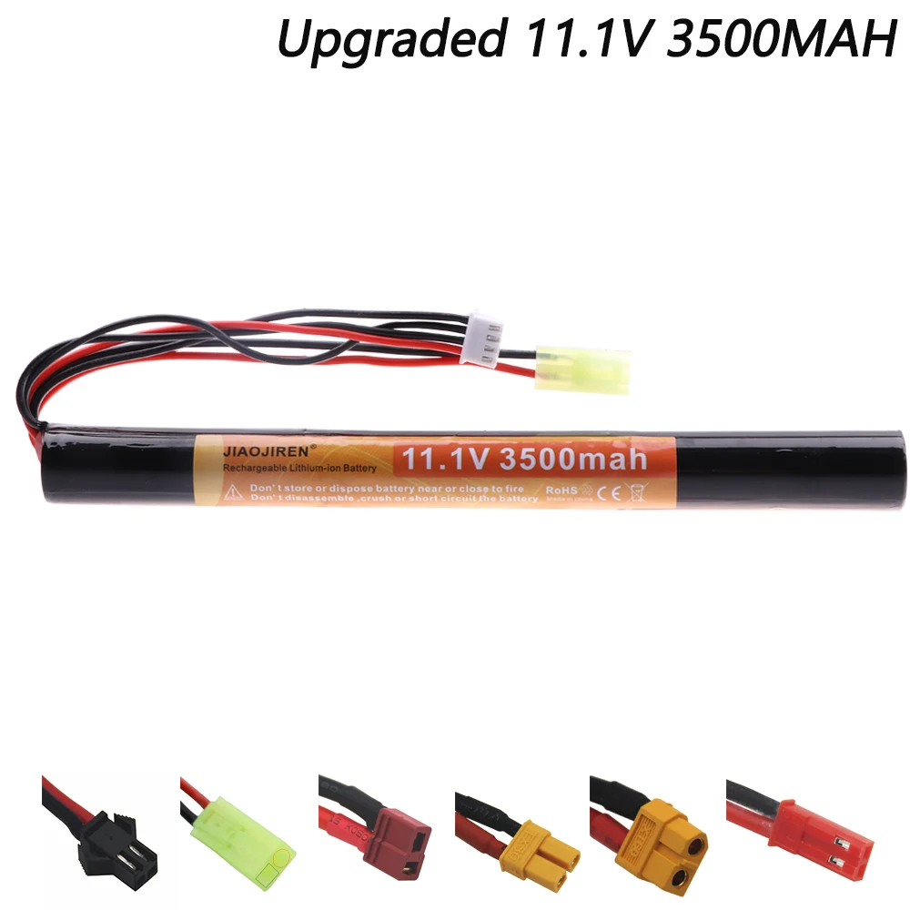 11.1V 18650 3500Mah Batteria Lipo Sm/Piccola Spina Tamiya/Xt60 Per Akku Mini Airsoft Gun Batteria Rc Modello Giocattoli Accessori