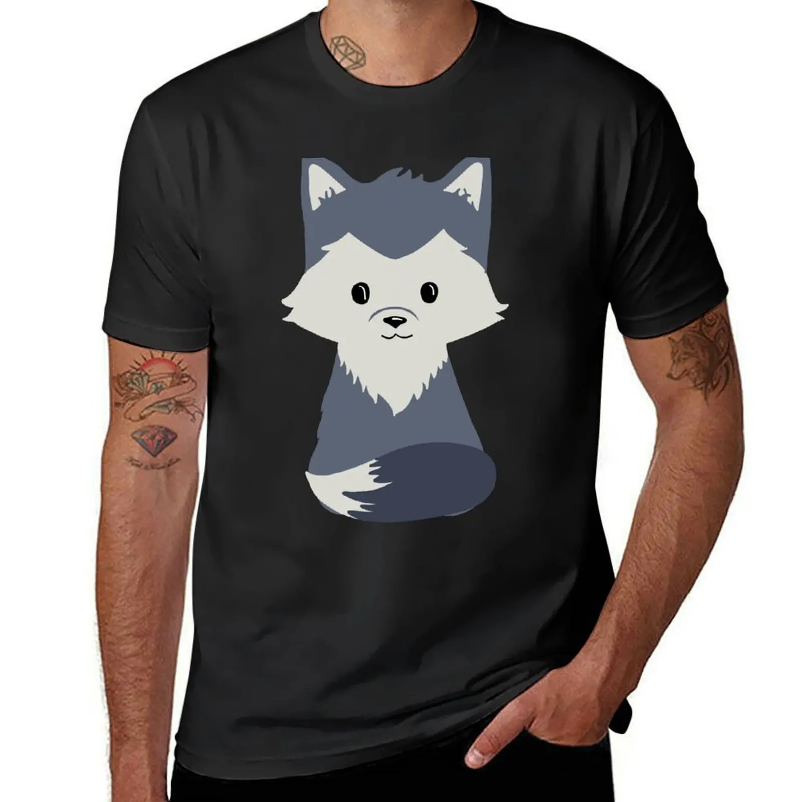 

Forest animals wolf husky T-shirt anime clothes new edition summer tops hippie clothes mens graphic t-shirts funny