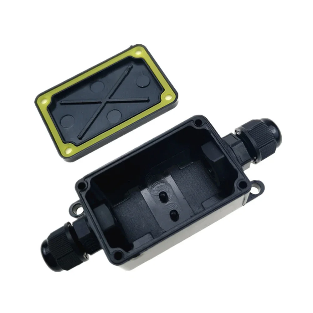 Electrical Cable Connector 1 Pcs 2 Way IP66 Outdoor Waterproof Cable Connector Junction Box With Terminal 450V