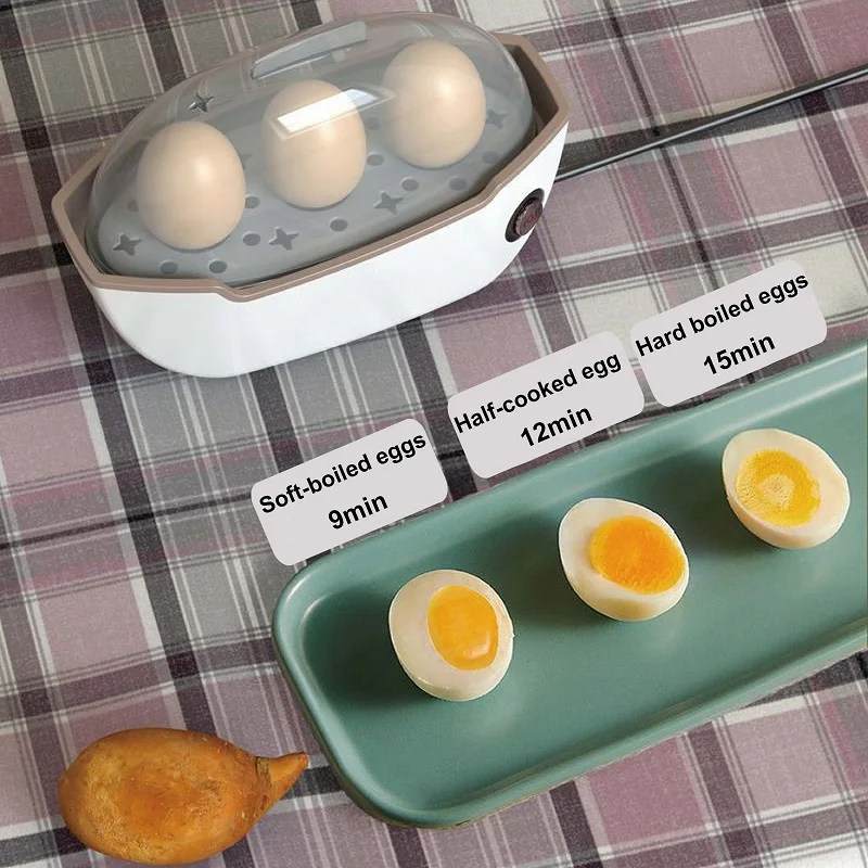 150W Electric Steam Pot Home Two-layer Transparent Food Dumplings Breakfast Machine Mini Egg Cooker Auto Power Off Multicooker