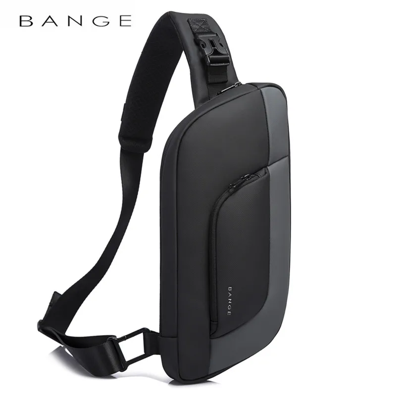 BANGE Men Chest Bag New Design korean Multifunction Waterproof Anti-stain Big Capacity Travel Portable Crossbody Bag Sling Bags